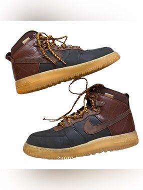 Nike Air Force 1 High Duckboot Field Brown 444745-004 Mens Size 13 Rare
